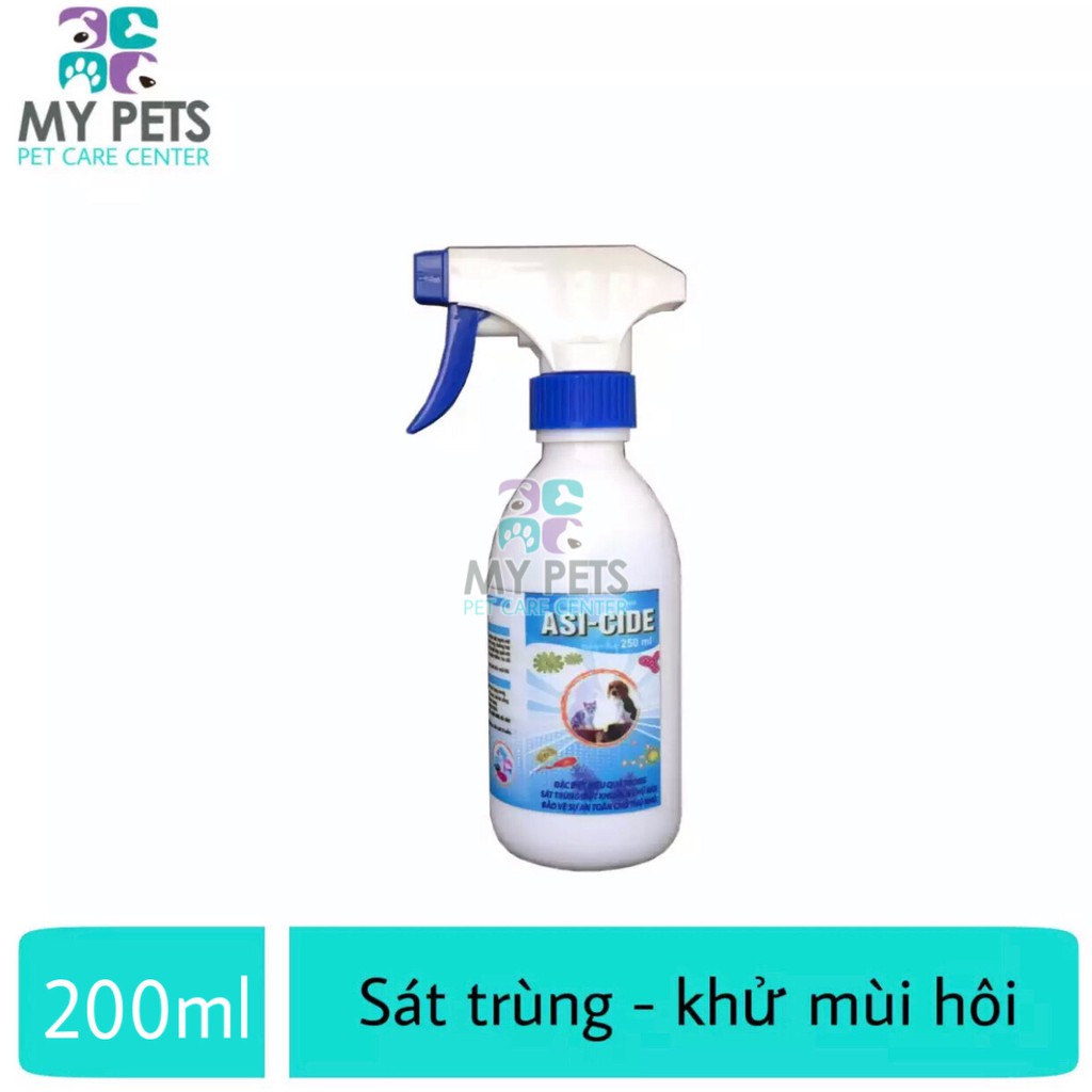 ASI - CIDE 200ml - Thuốc Khử Trùng Nhà Cửa, Chuồng Trại, đồ dùng cho chó mèo