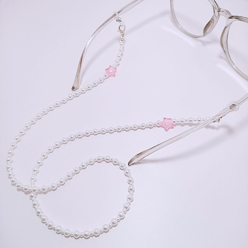 Dây đeo mắt kính thời trang nhiều mẫu hạt nhựa xinh xắn