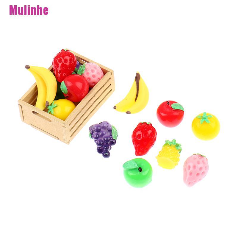 Set 5 Rau Củ Quả 1: 12 Trang Trí Nhà Búp Bê