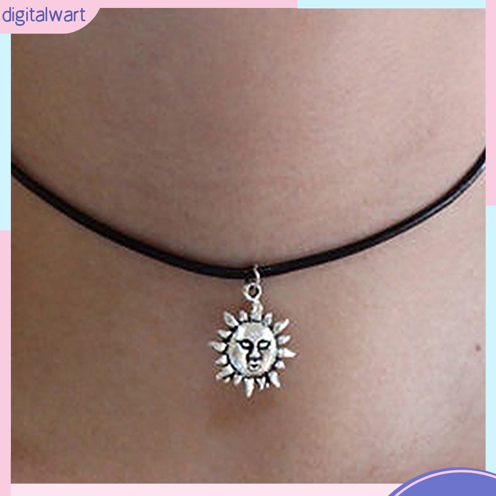 Dây Chuyền Kim Loại Mặt Hoa Hướng Dương Đính Đá Thời Trang Cho Nữ