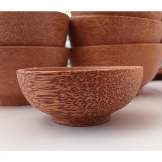 CHÉN CHẤM GỖ DỪA (ĐK 9cm, cao 3,5cm)