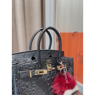 Túi xách Hermes birkin vân da cá xấu ko box