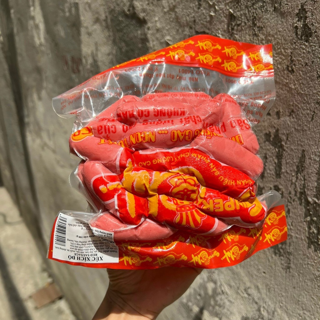 Xúc Xích đỏ ăn liền CP chiên, thả lẩu, xiên que