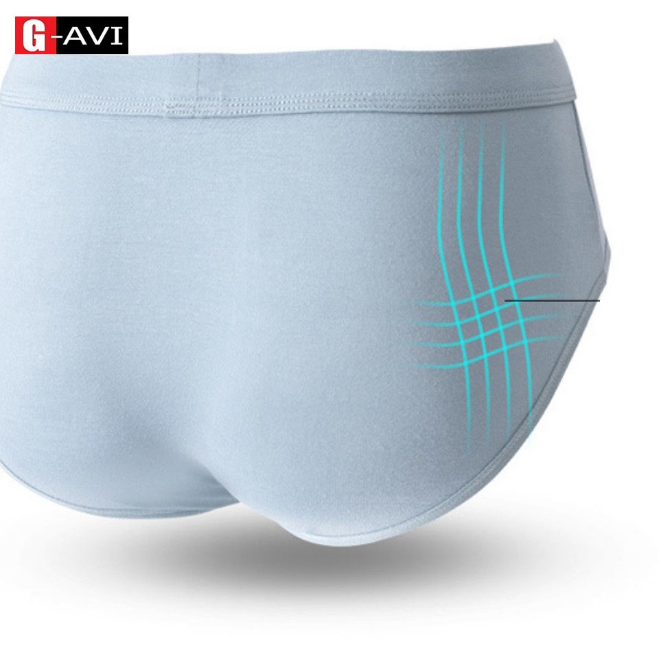 COMBO 4 QUẦN lót nam cao cấp chất cotton co giãn 4 chiều, đáy quần vải khử khuẩn kiểu dáng body, quyến rũ Avi391