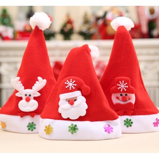 Nón noel có hình mẫu A19