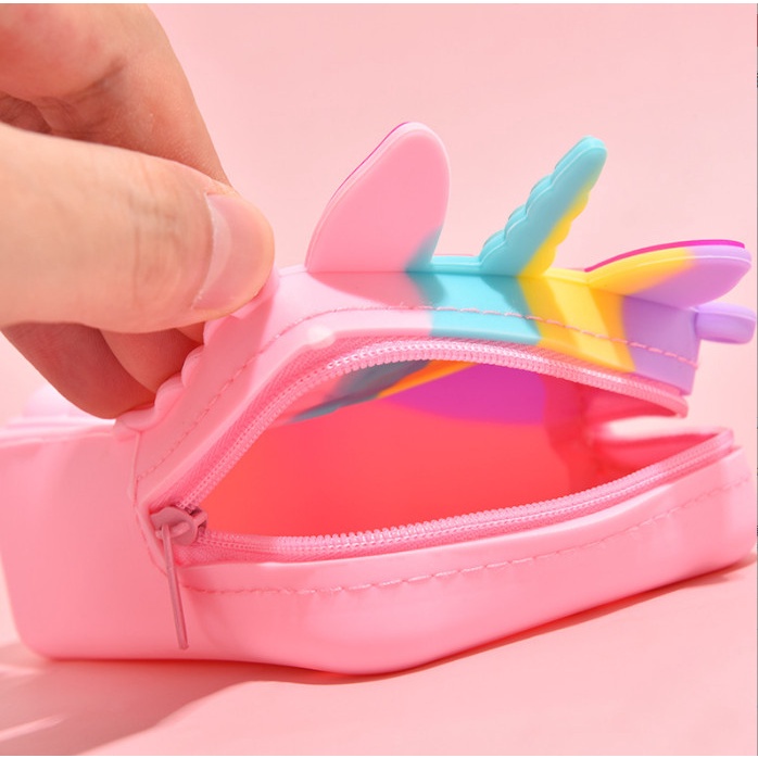 Túi đeo chéo cho bé gái siêu xinh, túi pop it silicon mini kèm dây đeo