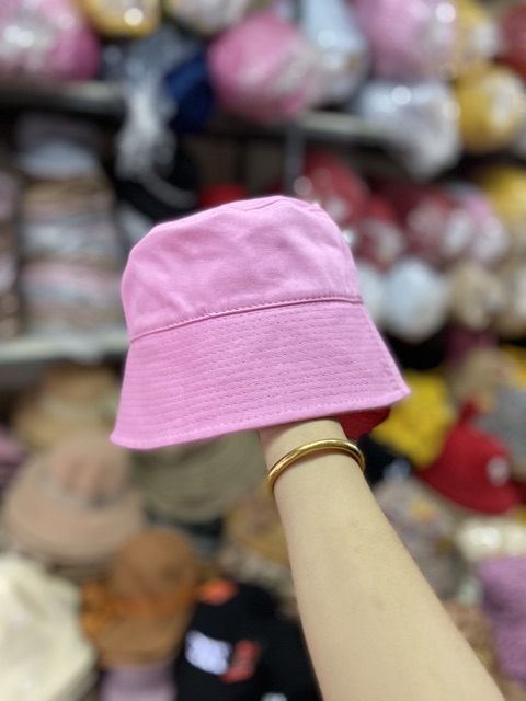 NÓN BUCKET TAI BÈO VÀNH CỤP NHIỀU MÀU THỜI TRANG
