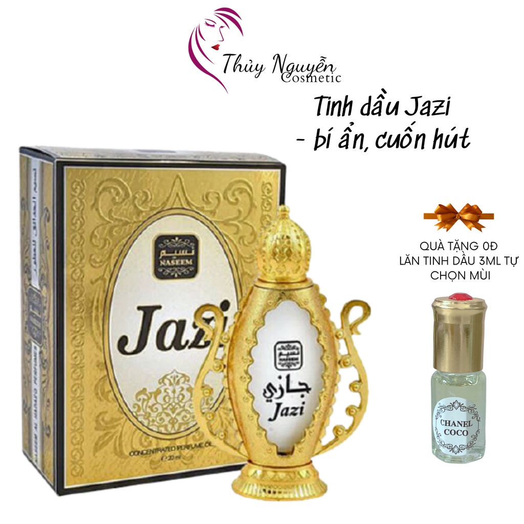 Tinh dầu nước hoa Dubai nội địa nữ cao cấp Jazi bí ẩn cuốn hút, 20ml