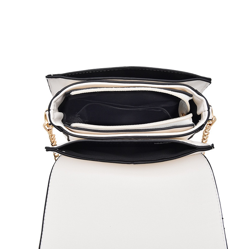 Túi Đeo Vai Hình Vuông Cỡ Nhỏ Phối Dây Đeo Sợi Xích Phong Cách Hàn Quốc Thời Trang Cho Nữ