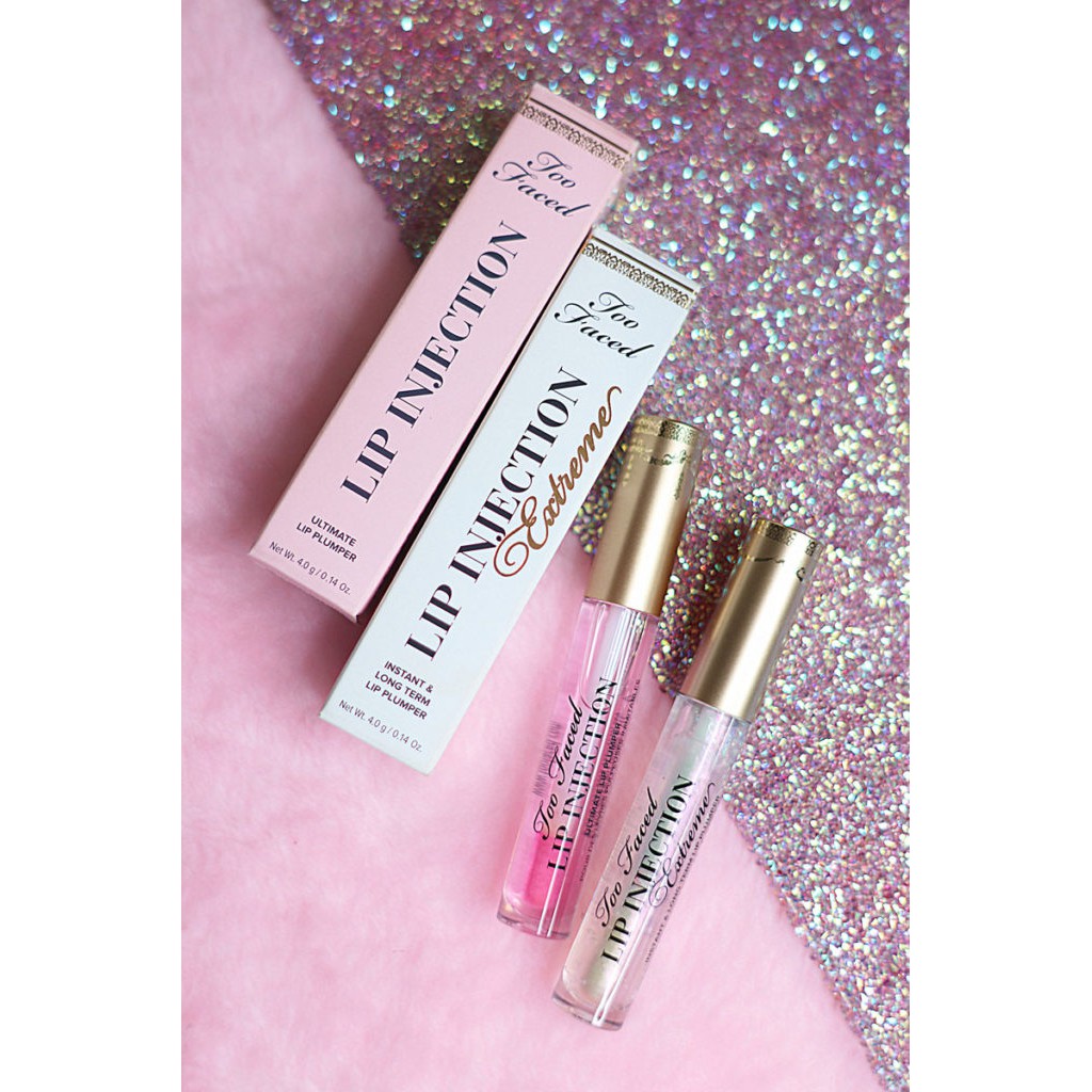 Too Faced - Son Bóng Làm căng Môi Too Faced Lip Injection Extreme Instant & Long Term - Ultimate Lip Plumper 4g