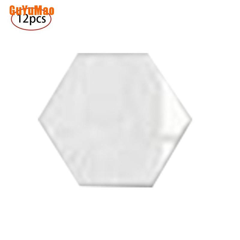 Bộ 12 Miếng Dán Tường Tráng Gương Hình Lục Giác