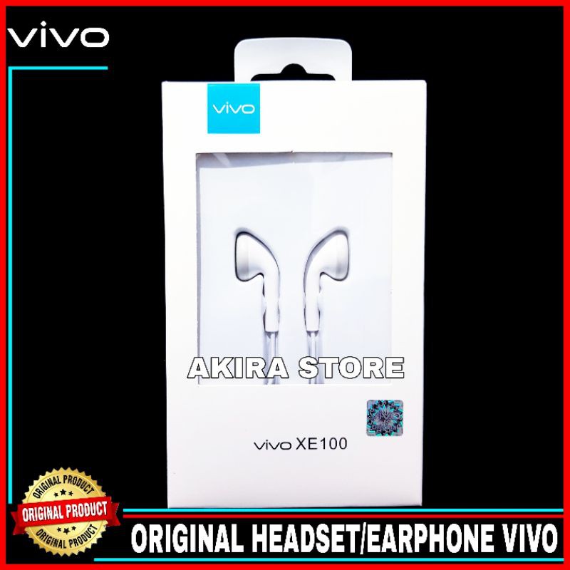 Tai Nghe Nhét Tai 100% Chính Hãng Cho Vivo V5 / V5s / V5 Lite / Y55 / Y66 / Y55s / Y69