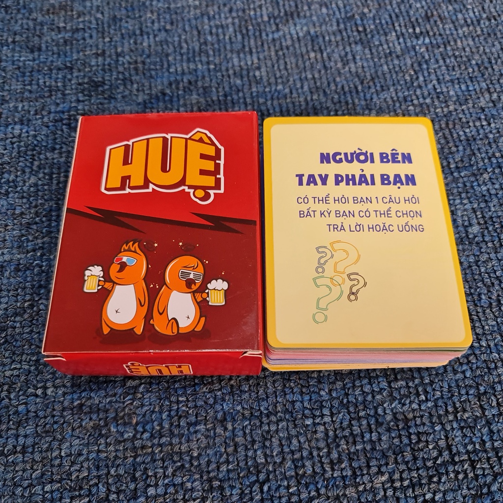 Bộ bài "HUỆ" - Drinking game hot trend gây bùng nổ cuộc vui liên hoan làm bạn vừa say vừa cười như điên trên bàn nhậu