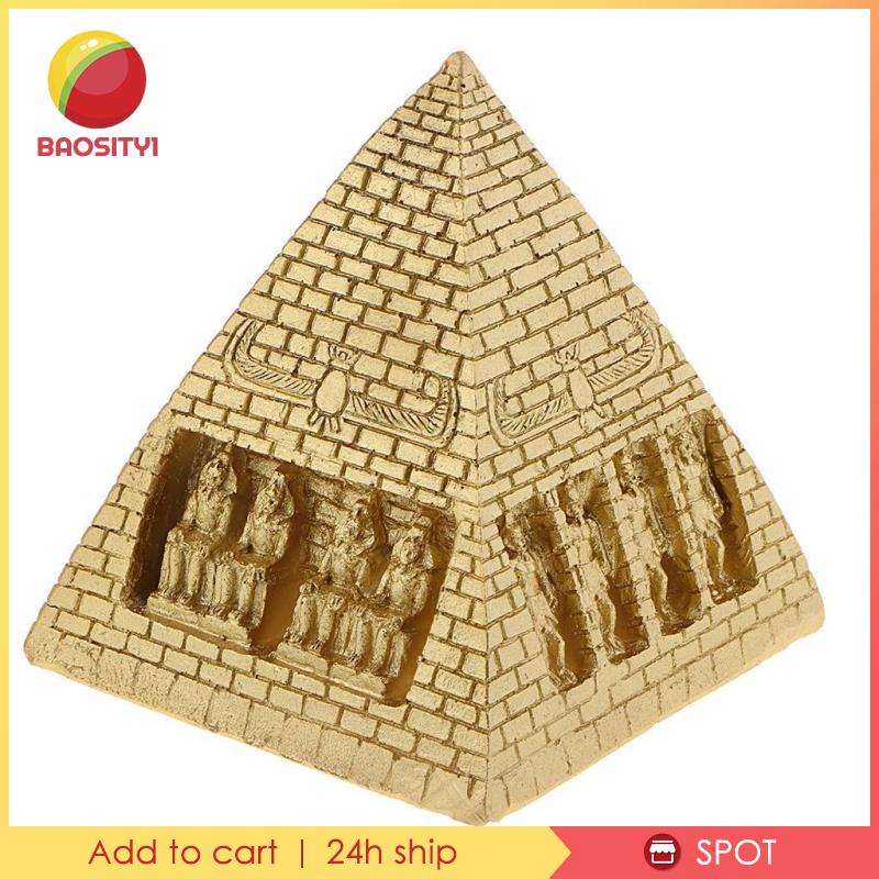 Mô Hình Kim Tự Tháp Ai Cập Bằng Nhựa Resin Trang Trí Bàn Cát Cho Bé [Baosity 1]