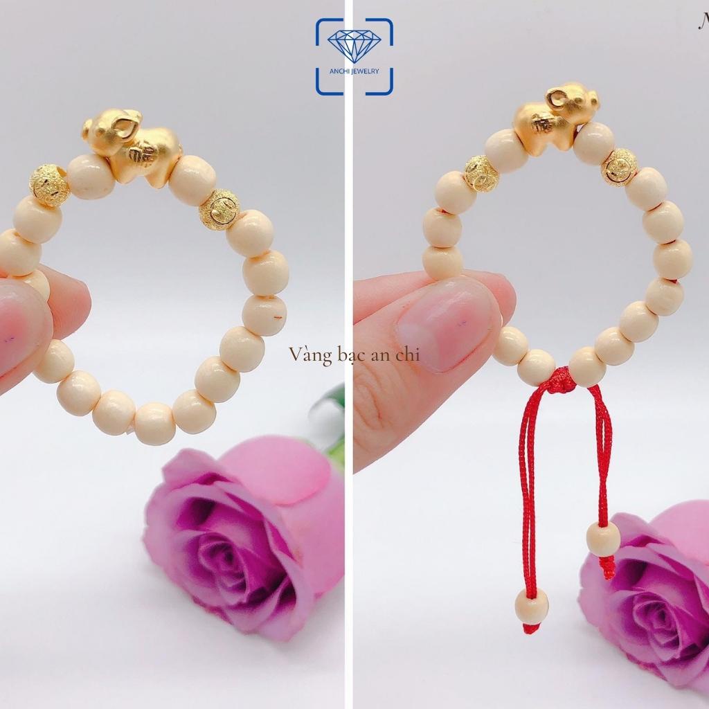 Vòng dâu tằm mix con giáp theo tuổi bé , chuẩn bạc ta - Anchi jewelry