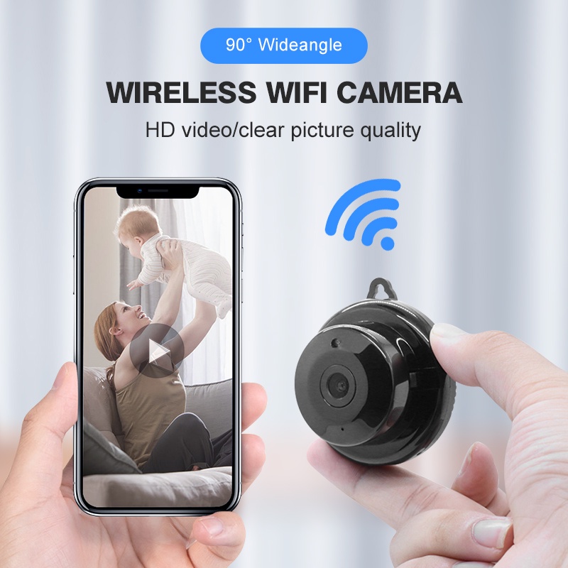 Camera IP Wifi mini V380 Camera an ninh gia đình Camera trong nhà không dây HD 1080P ❤ITO