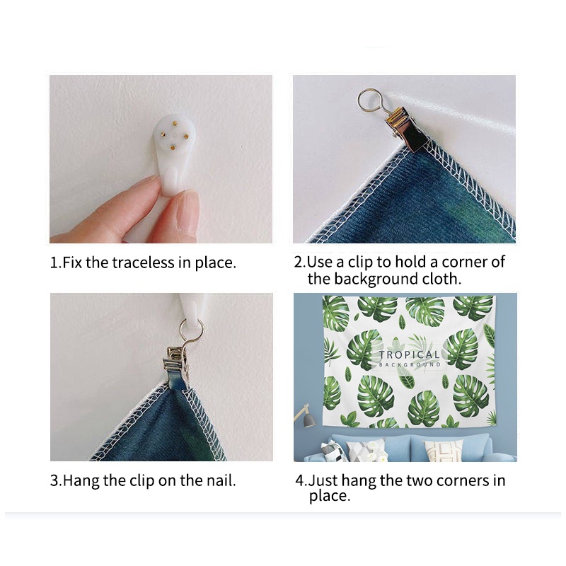 Thảm Treo Tường Trang Trí Họa Tiết Hình Học Phong Cách Bohemian