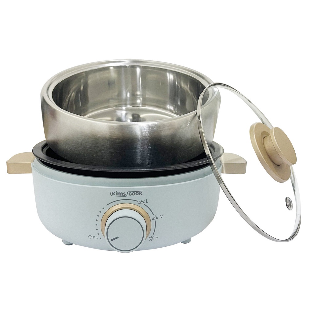 Nồi lẩu nướng đa năng mini Kims Cook MC520I - Chính hãng