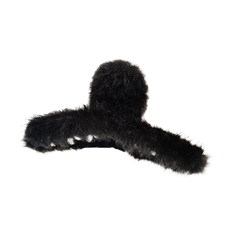 Kẹp Tóc Lông Cỡ Lớn Thời Trang Cao Cấp Dành Cho Bé Gái