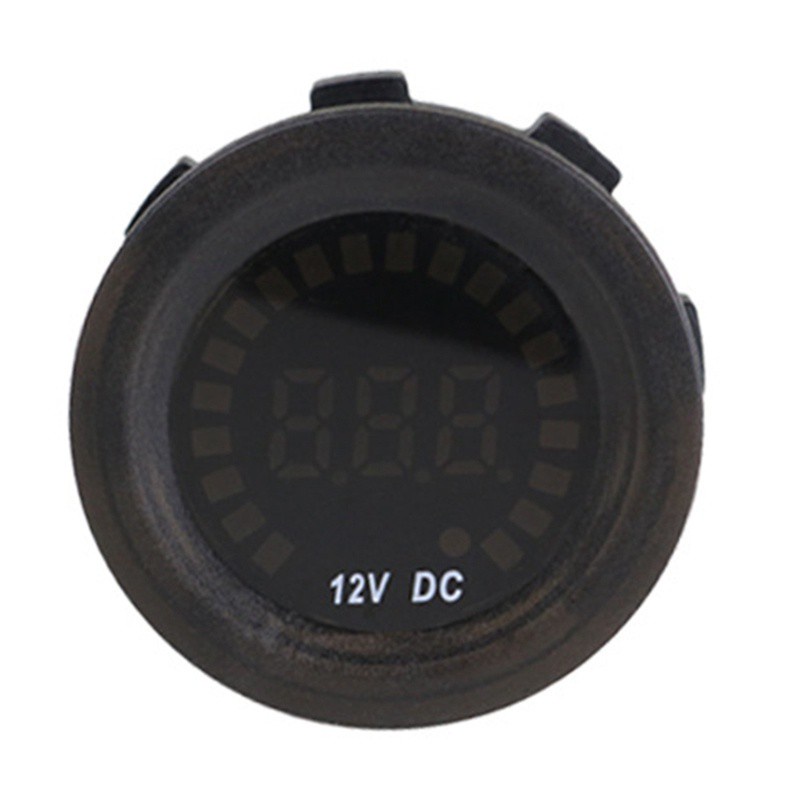 Vôn kế kỹ thuật số Dc 12v-60v có màn hình led hiển thị thích hợp cho xe hơi / xe máy