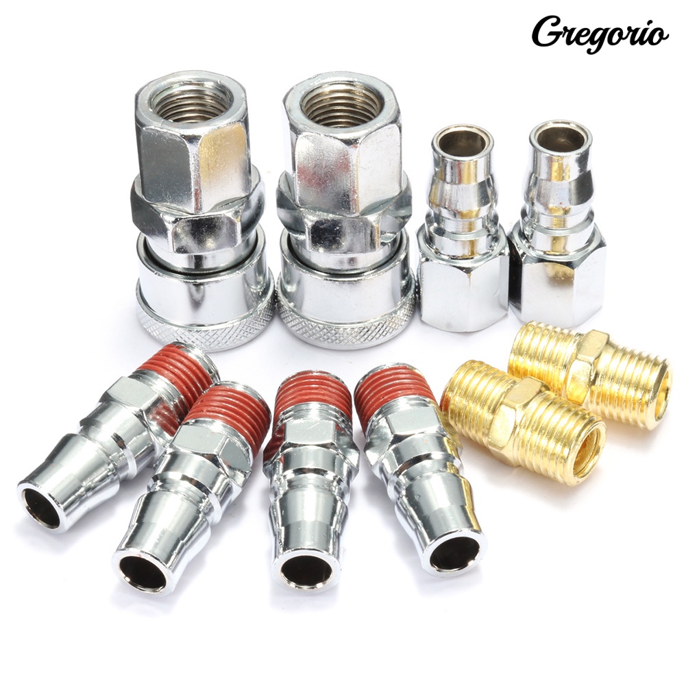 🅖🅡 Set 10 Đầu Nối Máy Nén Khí 1 / 4inch