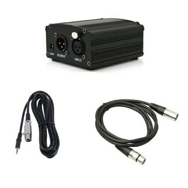 Mic thu âm TaKStar PC K320 hàng chính hãng kèm nguồn phantom 48v và dây canon, dây xlr