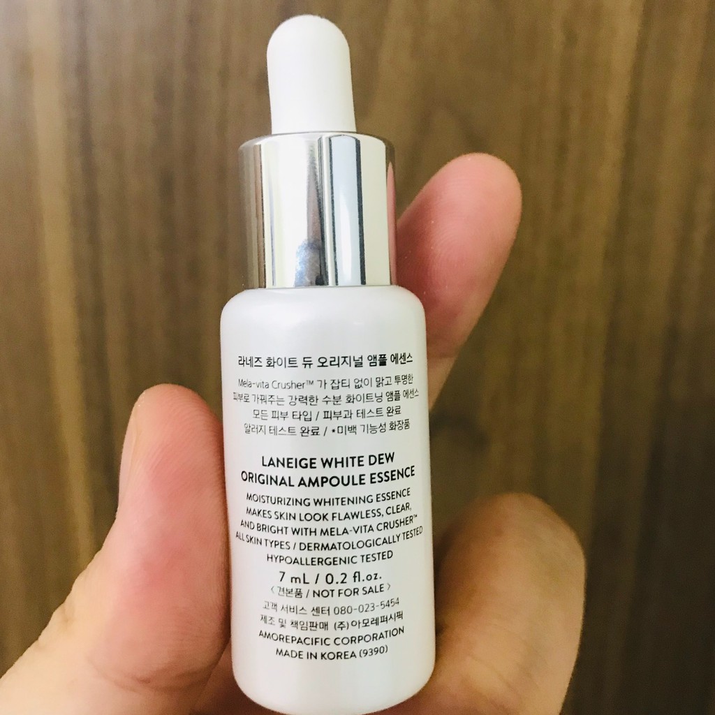 [7ml] Tinh chất Serum Laneige dưỡng trắng đều da White Dew Original Ampoule Essence