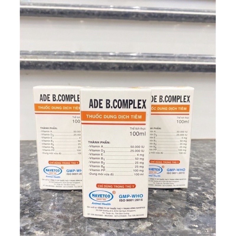 ADE B.COMPLEX dùng cho trâu bò lợn gà chó mèo
