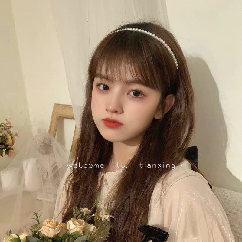 Cài tóc đính hạt nhiều mẫu - băng đô tóc dễ thương - Maben