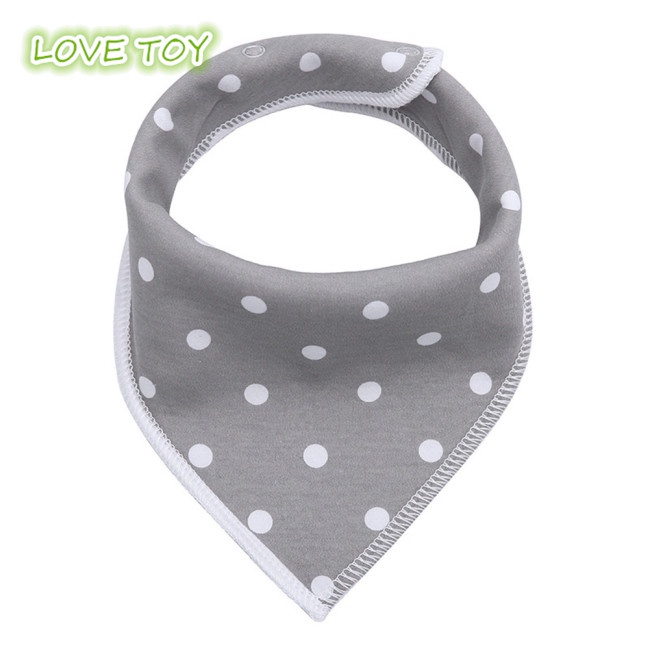 Yếm ăn tam giác vải cotton xinh xắn cho bé