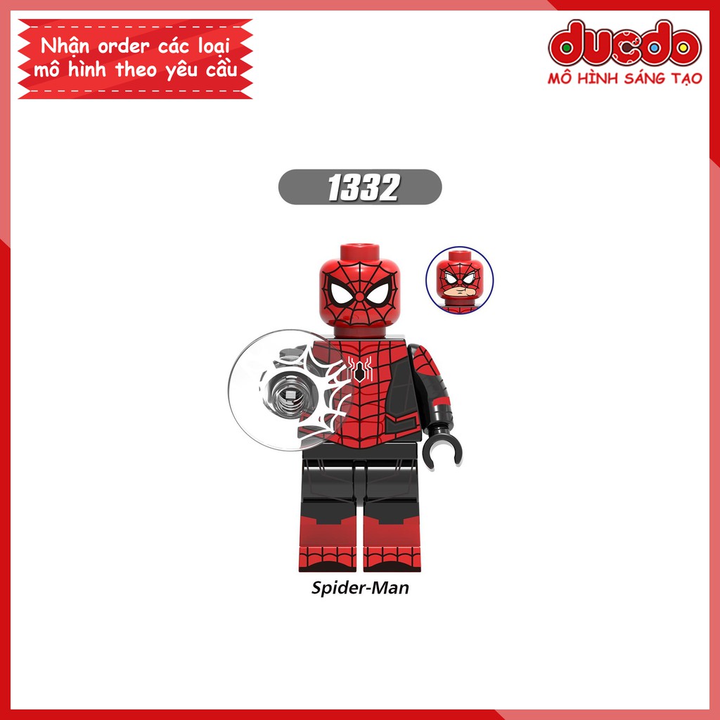 Minifigures các nhân vật Spider Man người nhện xa nhà - Đồ chơi Lắp ghép Xếp hình Mini Iron Man Mô hình XINH X0266