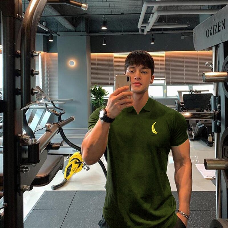 Áo polo Tay Ngắn Dáng Rộng Vải Cotton Thời Trang Mùa Hè Hàng Mới Dành Cho Nam