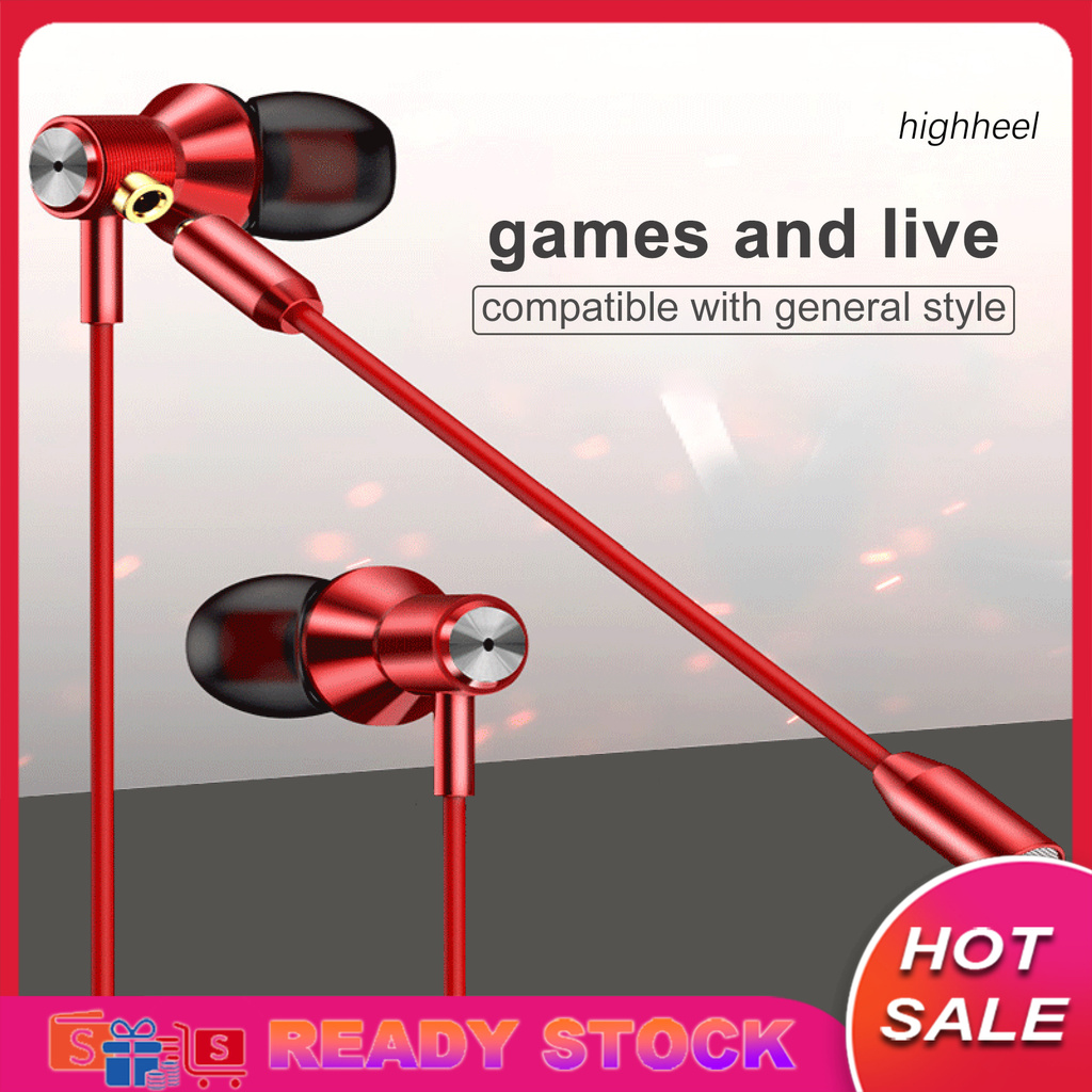 Tai Nghe Nhét Tai Jack 3.5mm Có Micro Thiết Kế Thời Trang Năng Động