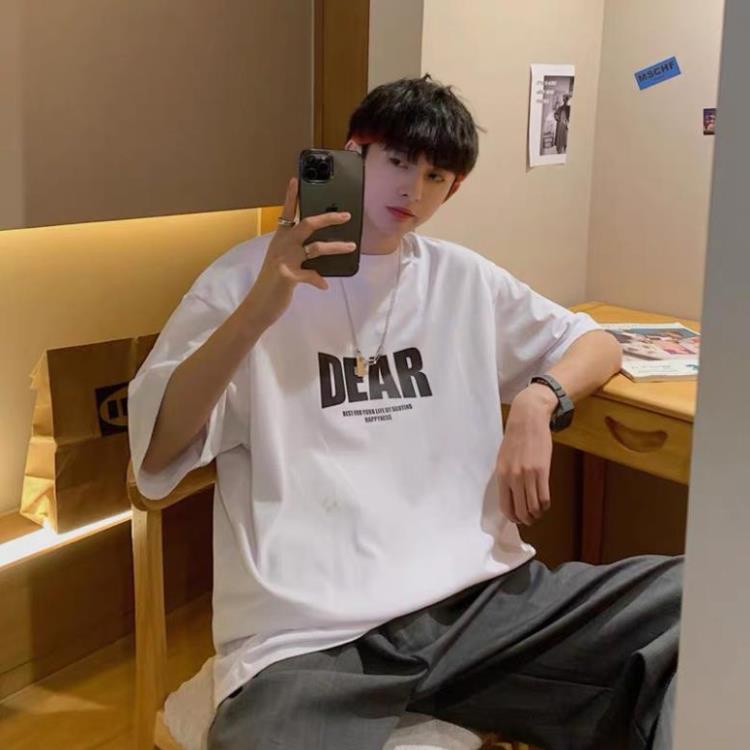 áo thun tay lỡ unisex form rộng, áo phông nam nữ oversize co giãn 4 chiều in hình