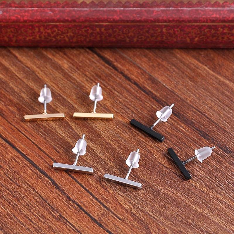 Đôi Khuyên Tai Hình Chữ T Thời Trang Cho Nữ