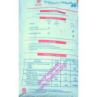 Bột trét xi măng trắng 1kg