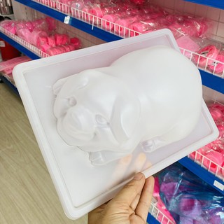 Khuôn rau câu con heo 15x12cm sử dụng đổ rau câu 3D, 4D
