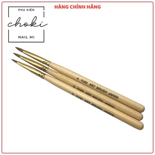Cọ Yuki đầu tròn đắp bột, hoa nổi vẽ móng nail CHOKI NAIL MI cao cấp - CO36