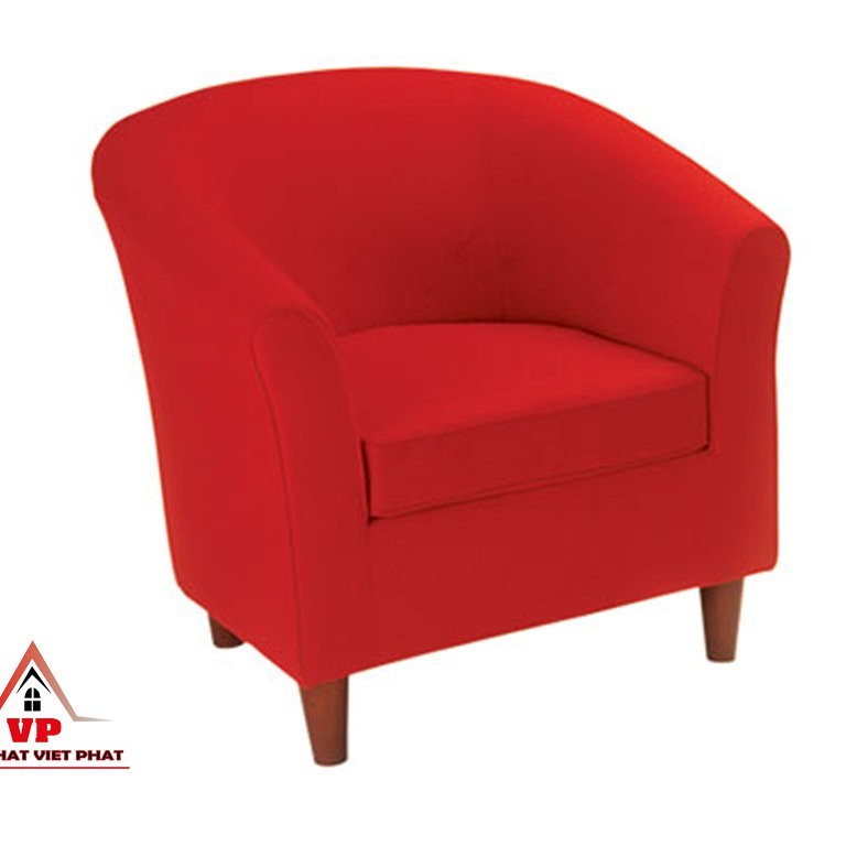 Sofa Đơn Màu Đỏ – Mã SĐ01