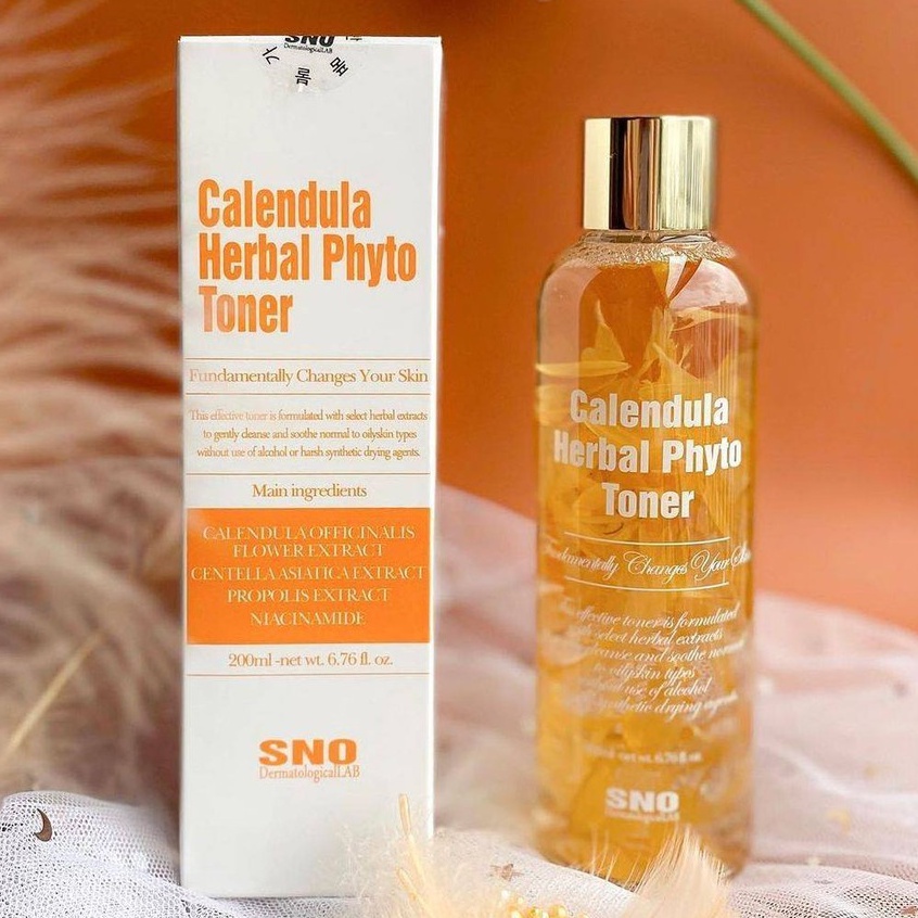Nước hoa cúc SNO Calendula Herbal Phyto Toner 200ml