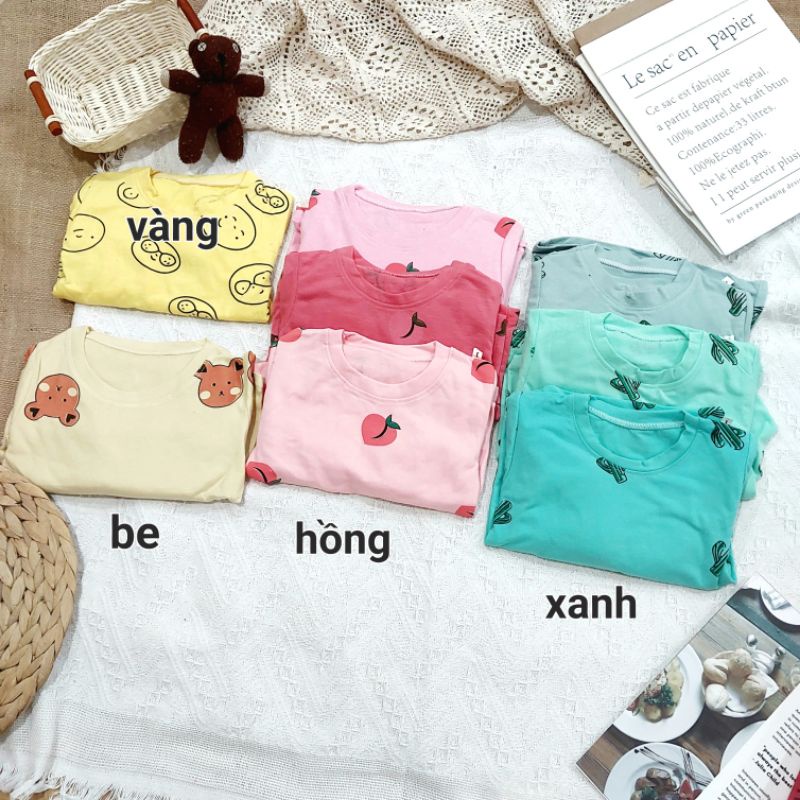 (8-18kg) Đồ bộ bé trai và đồ bộ bé gái QATE789 - bộ quần áo trẻ em dài tay TB95