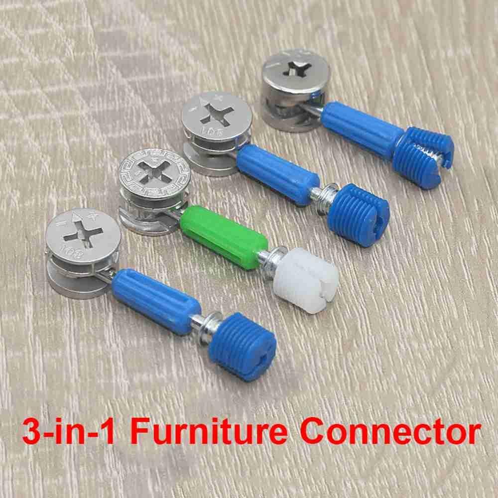 Set 10 Đai Ốc Nối Nội Thất 3 Trong 1 Tiện Dụng