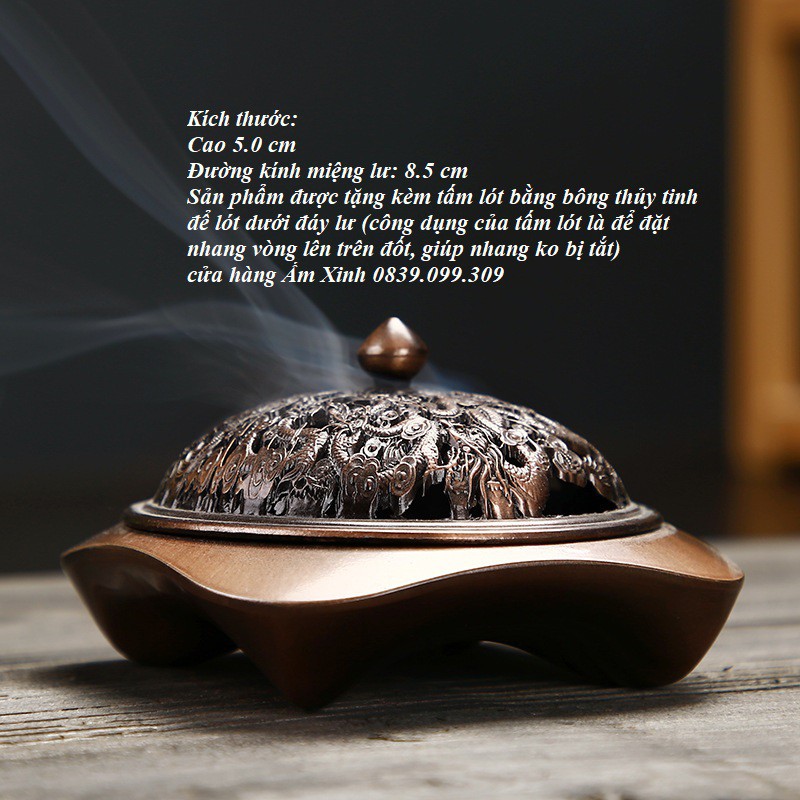 Lư hương dùng để xông, đốt nhang trầm
