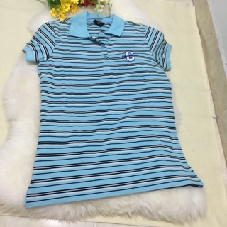 Áo thun cá sấu sọc
