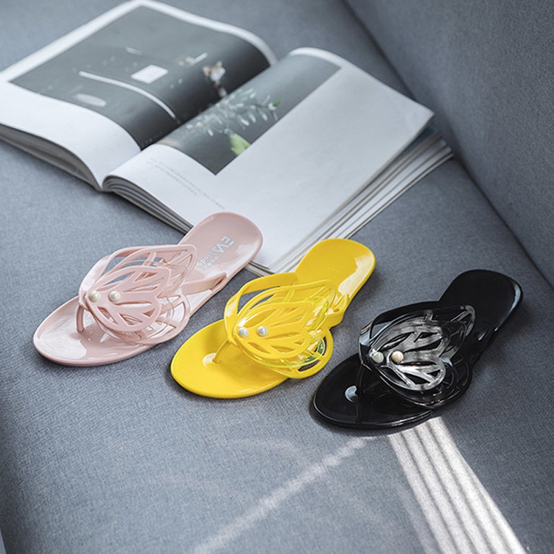Dép Xỏ Ngón Đi Biển Đế Phẳng Đơn Giản Thoải Mái Thời Trang Mới Năm 2022