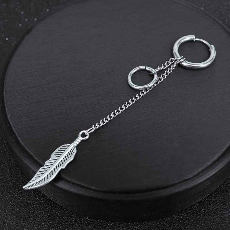 Bông Tai Dáng Dài Bằng Thép Không Gỉ Phong Cách Hàn Quốc Thời Trang