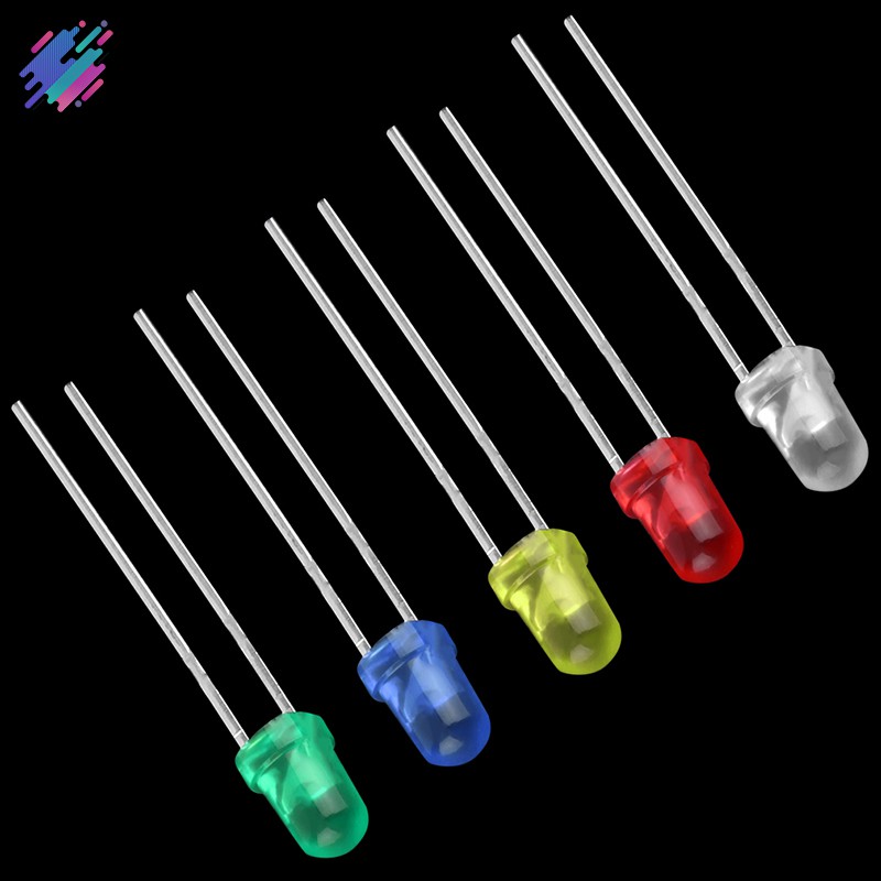 Set 300 điốt bóng đèn LED 3mm 5mm nhiều màu độc đáo xinh xắn