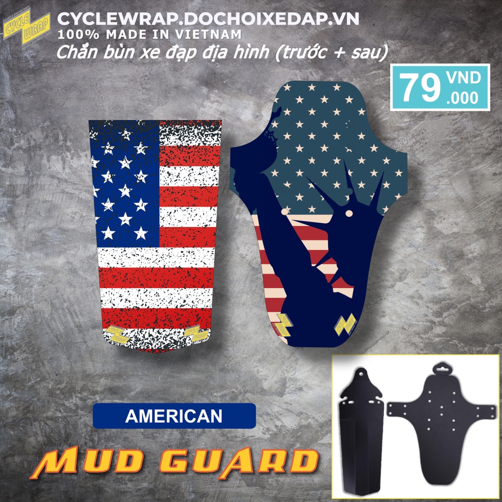 Chắn bùn xe đạp địa hình MTB American | Mud Guard | Bicycle Fenders