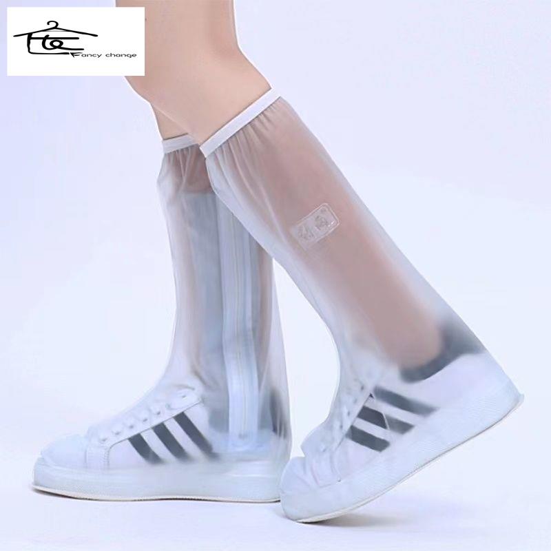 Vỏ Bọc Giày Bốt Đi Mưa Bằng Silicone Dày Dặn Chống Trượt Chống Thấm Nước Cho Nam Và Nữ
