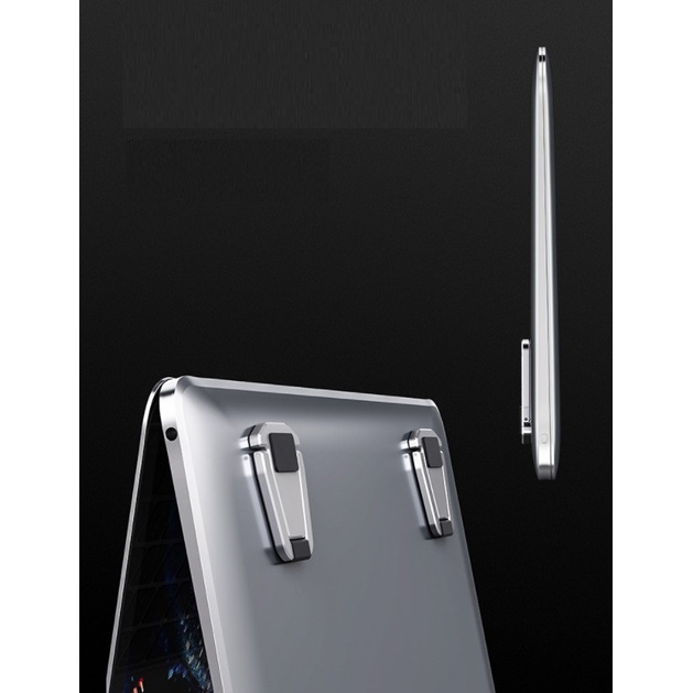 Kệ Đỡ Laptop Macbook Dán Lưng Máy Tính Nâng Đỡ Tản Nhiệt Nhỏ Gọn Bỏ Túi Tiện Lợi MACBOX T615
